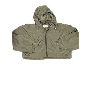 Olive Green Puffer Jacket
